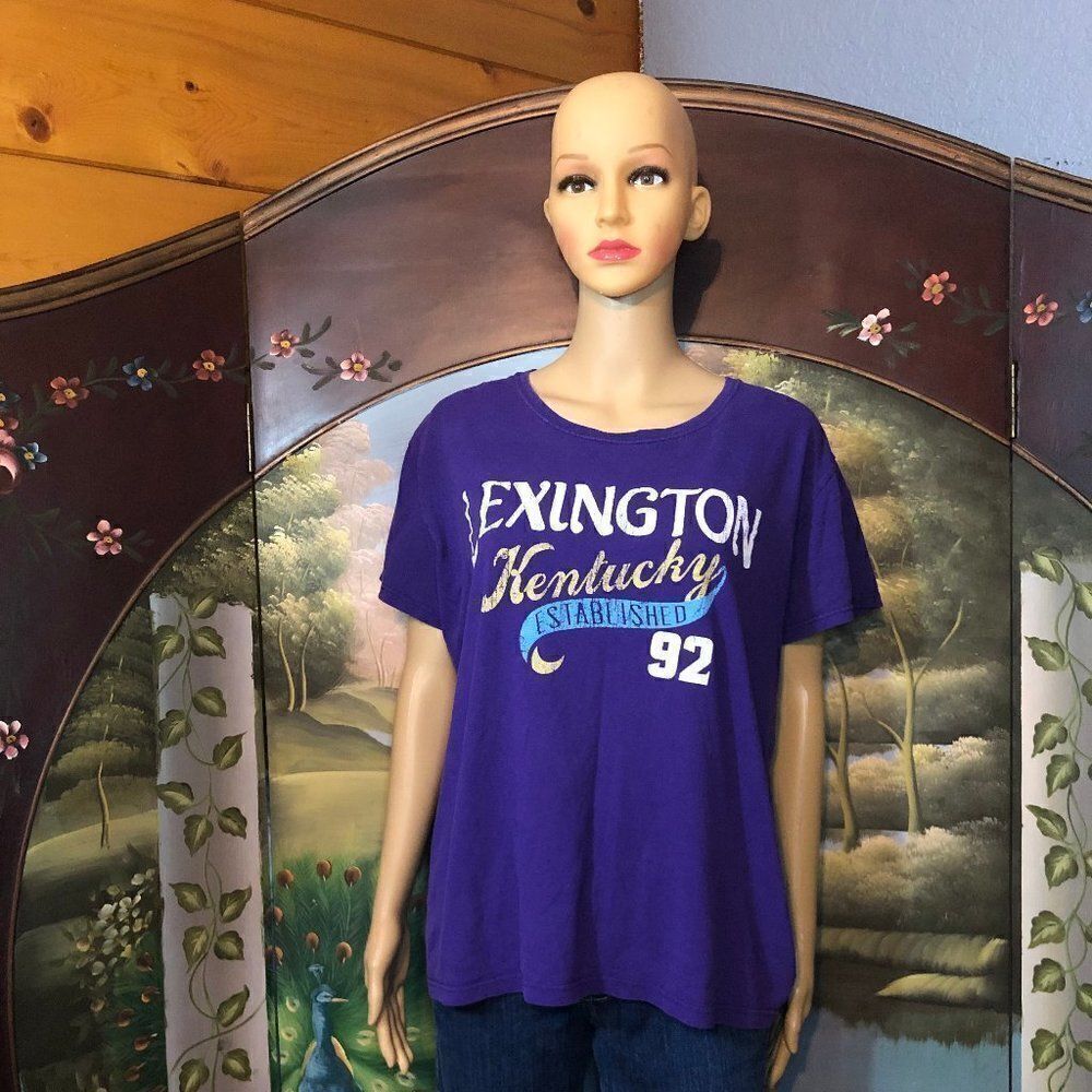 Lexington, Kentucky Printed Tee-2X